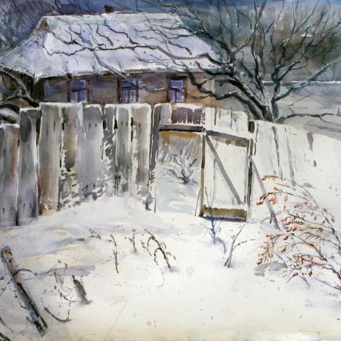 Арка. 2013. Акварель. 56х70