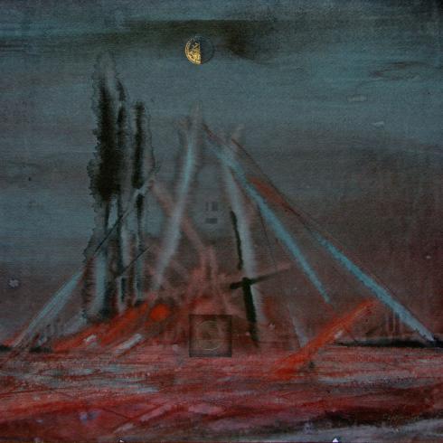 Летучий Голандец.1994. Акварель. 48х43