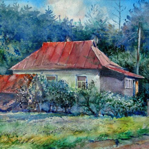 Малая Родина. 2012. Акварель. 42х26
