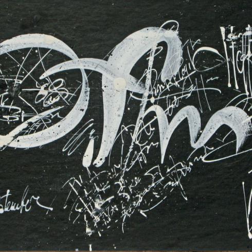 ОфМакс. 1996. Тушь,темпера. 47х22.5
