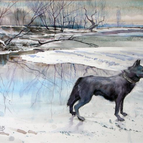 Сигурд. 2013. Акварель