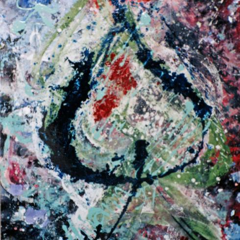 Туз пик. 1997. Смешанная техника. 78х58